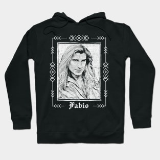 Fabio // 80s Style Punksthetic Design Hoodie